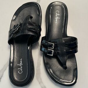 Like New!  Cole Haan Nike Air Patent Leather Sandals - Size 8